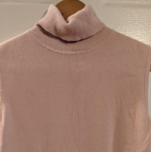 Designers Originals Pink Sleeveless Turtleneck
